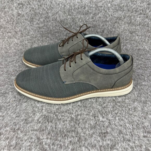 ✅Nunn Bush Chase Knit Plain Toe Oxfords Mens 9W Casual Shoes Grey Bloom + Kore - Picture 10 of 12